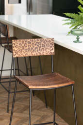 Natural Leopard Love Bar Stool - thumbnail 5