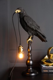 Black Crow Table Lamp - thumbnail 4