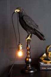 Black Crow Table Lamp