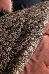 Vintage Pink Reversible Velvet Throw - thumbnail 5