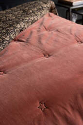 Vintage Pink Reversible Velvet Throw - thumbnail 3