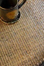 Dark Brown Rattan Coffee Table - thumbnail 5