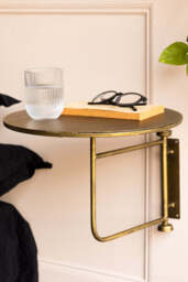 Metal Bedside Table & Wall Shelf - thumbnail 4