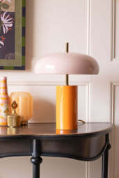 Pink & Orange Statement Table Lamp - thumbnail 3