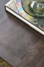 Curved Mango Wood Coffee Table - thumbnail 5