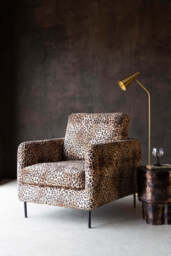 The Edie Leopard Print Armchair - thumbnail 3