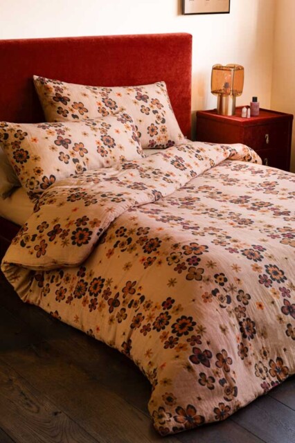 Woodstock Floral Cotton Muslin Bedding Set - image 1