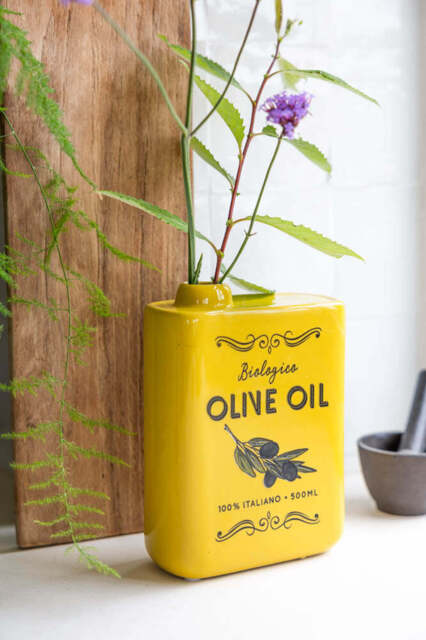 Italiana Yellow Olive Oil Vase - image 1