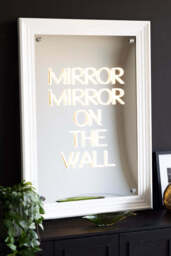 Mirror, Mirror...Framed Neon Wall Light - Available in Two Options - thumbnail 3