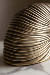 Brushed Gold Faux Sea Shell Ornament - thumbnail 5