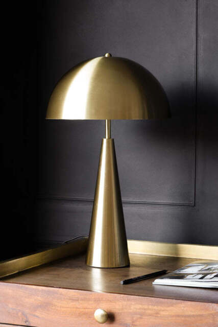 Sublime Brushed Gold Table Lamp - image 1