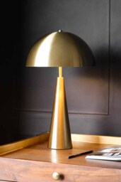 Sublime Brushed Gold Table Lamp - thumbnail 3