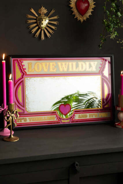 Love Wildly Decorative Mirror - image 1