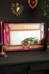 Love Wildly Decorative Mirror