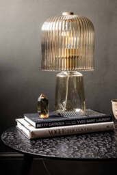 Champagne Seventies Glass Table Lamp - thumbnail 4