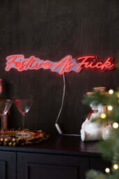 Festive As Fuck Neon Wall Light - thumbnail 1