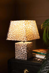 Leopard Print Table Lamp - thumbnail 4