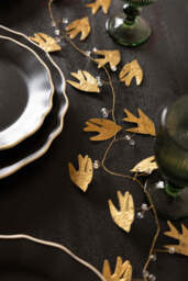 Antique Gold Doves Decorative Christmas Garland - thumbnail 4