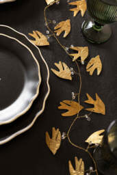 Antique Gold Doves Decorative Christmas Garland - thumbnail 1