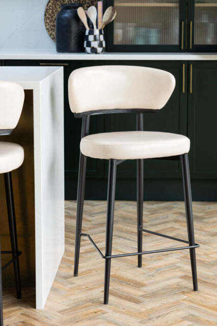 The Blake Bar Stool In Champagne Neutral - image 1