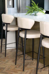 The Blake Bar Stool In Champagne Neutral - thumbnail 3