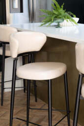 The Blake Bar Stool In Champagne Neutral - thumbnail 4