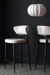 The Blake Bar Stool In Champagne Neutral - thumbnail 5