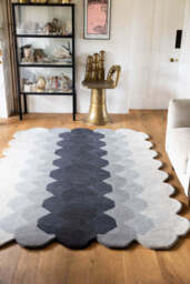 Hexagonal Ombre Rug - 3 Sizes Available - thumbnail 3