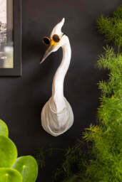 Ozzy The Quirky Bird With Sunglasses & Necklace Wall Art - thumbnail 1