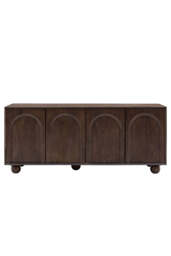Arc Detail 4-Door Mango Wood Sideboard - thumbnail 5