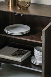 Arc Detail 4-Door Mango Wood Sideboard - thumbnail 3