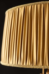 Gold Ruched Hanging Bird Pendant Light - thumbnail 5