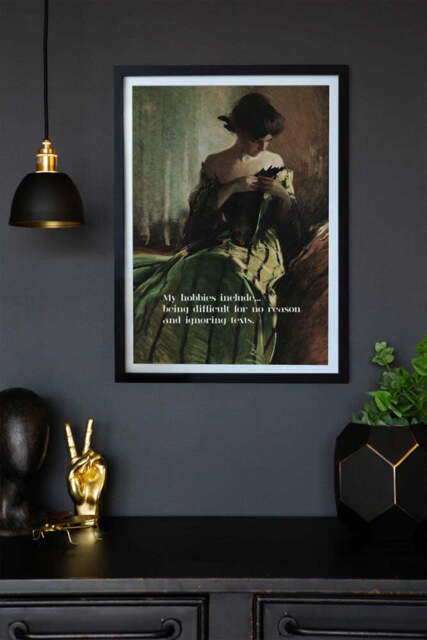 My Hobbies Include... Art Print - Available Framed Or Unframed - image 1