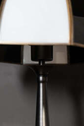 Monochrome Art Deco Dome Table Lamp - thumbnail 5