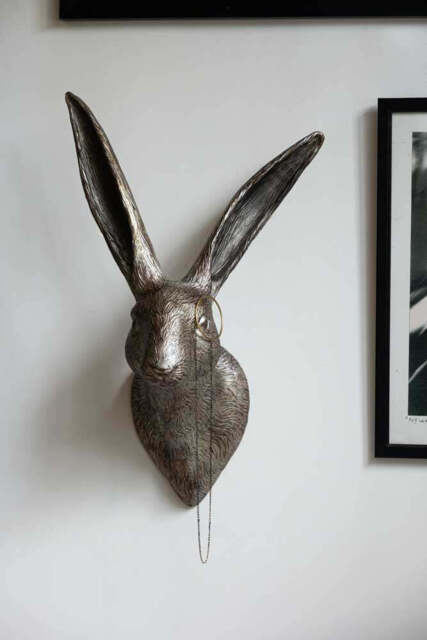Hartley Hare with Monocle Wall Art - image 1