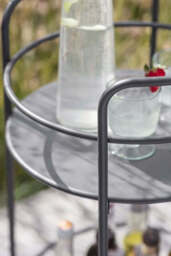 Effortless Outdoor Drinks Trolley In Grey - thumbnail 4