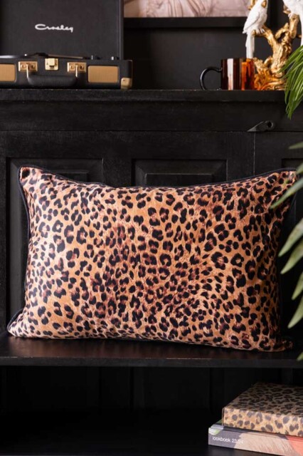 Leopard Love Print Cushion - image 1