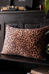 Leopard Love Print Cushion - thumbnail 4