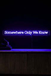 Somewhere Only We Know Neon Wall Light