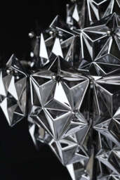 Smoked Showstopping Multi-Layer Glass Chandelier - thumbnail 3