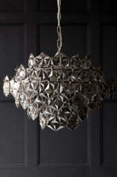 Smoked Showstopping Multi-Layer Glass Chandelier - thumbnail 1