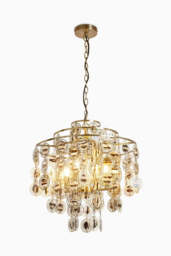 Beautiful Layered Shell Disc Chandelier - thumbnail 5
