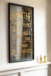 Aged Style Absinthe, Bieres & Vins Decorative Mirror - thumbnail 3