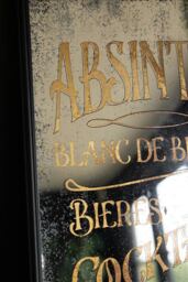 Aged Style Absinthe, Bieres & Vins Decorative Mirror - thumbnail 4