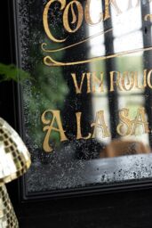 Aged Style Absinthe, Bieres & Vins Decorative Mirror - thumbnail 5