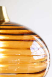 Swirled Glass Easyfit Ceiling Light Shade in Amber - thumbnail 3