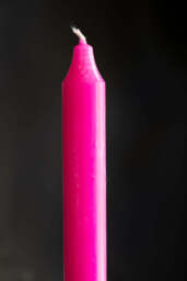 Beautiful Dinner Candle - Hot Pink - thumbnail 3