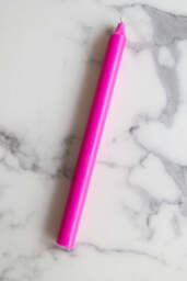 Beautiful Dinner Candle - Hot Pink - thumbnail 4