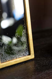 Antique-Style Gold Cross Wall Mirror - thumbnail 5