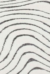 The Ariana Rug in Monochrome Ripple - Available in 3 Sizes - thumbnail 4